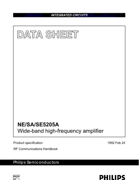 NE5205A数据手册封面