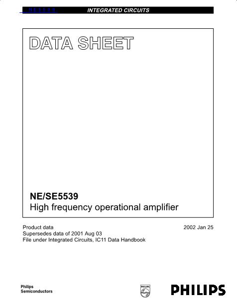 NE5539数据手册封面