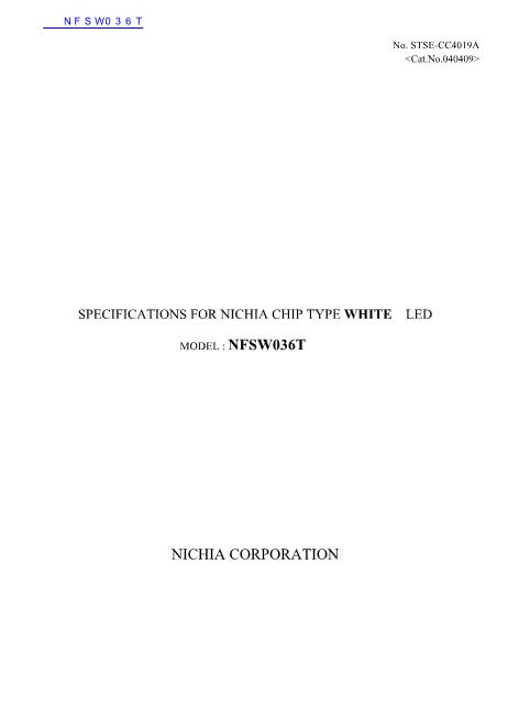 NFSW036T數(shù)據(jù)手冊封面