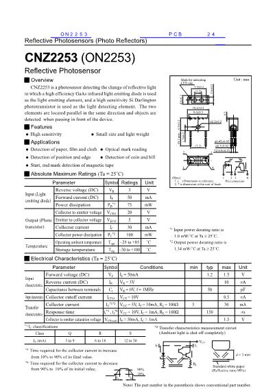 ON2253數(shù)據(jù)手冊封面