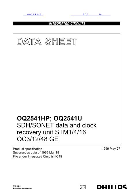 OQ2541HP数据手册封面