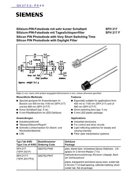 Q62702-P946數(shù)據(jù)手冊封面