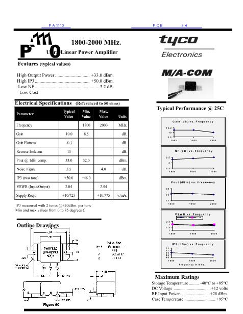 PA1110數(shù)據(jù)手冊封面