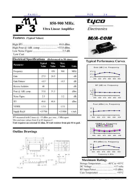 PA1131數據手冊封面