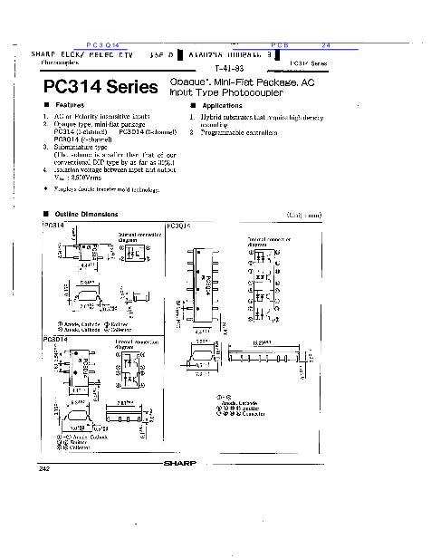 PC314数据手册封面