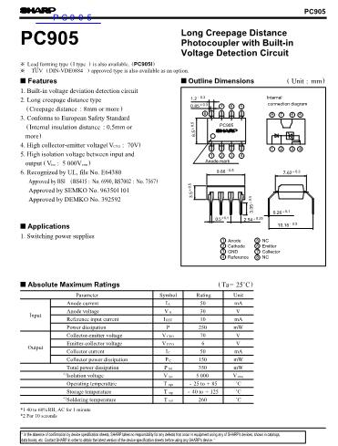 PC905数据手册封面