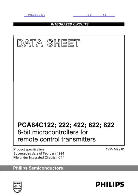 PCA84C122数据手册封面