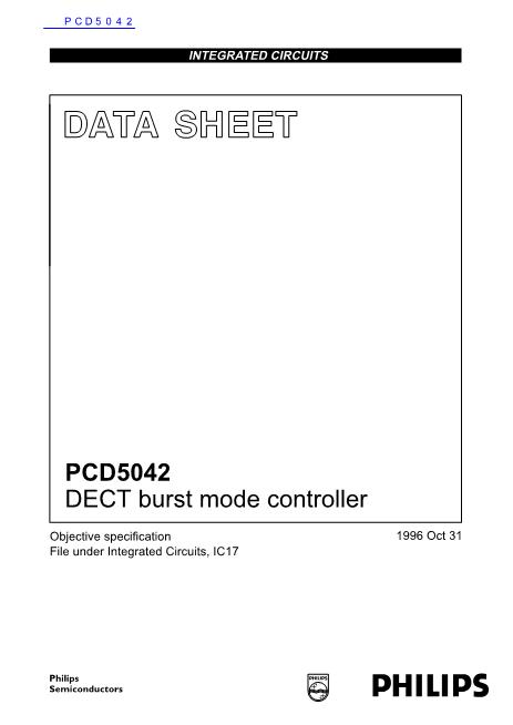 PCD5042数据手册封面