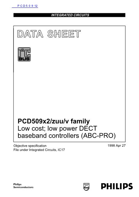 PCD50912数据手册封面