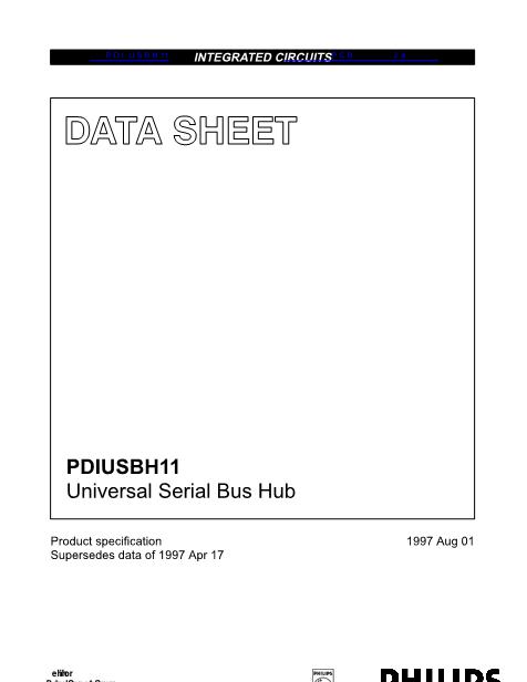 PDIUSBH11数据手册封面