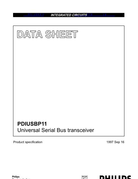 PDIUSBP11数据手册封面