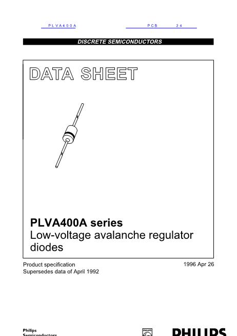 PLVA400A數(shù)據(jù)手冊(cè)封面