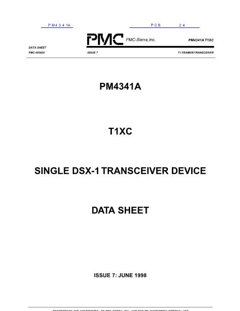 PM4341A数据手册封面