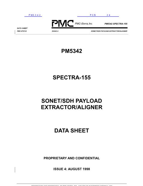 PM5342數(shù)據(jù)手冊(cè)封面