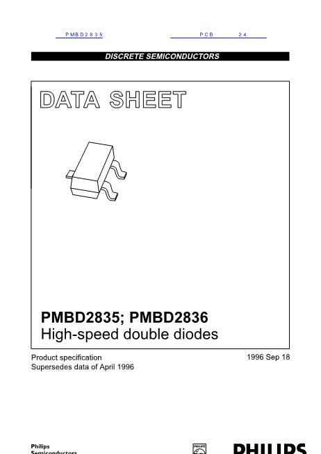 PMBD2835數(shù)據(jù)手冊(cè)封面