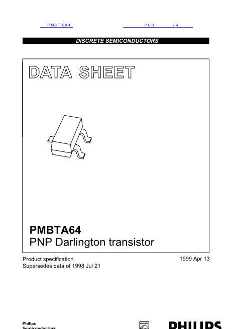 PMBTA64数据手册封面