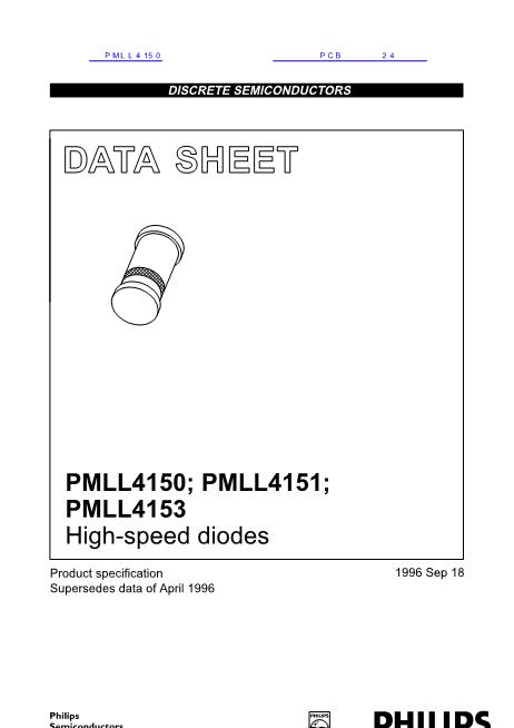 PMLL4150数据手册封面