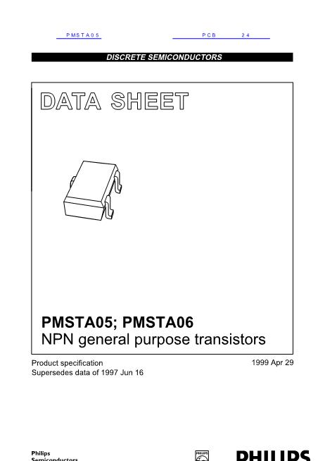 PMSTA05数据手册封面