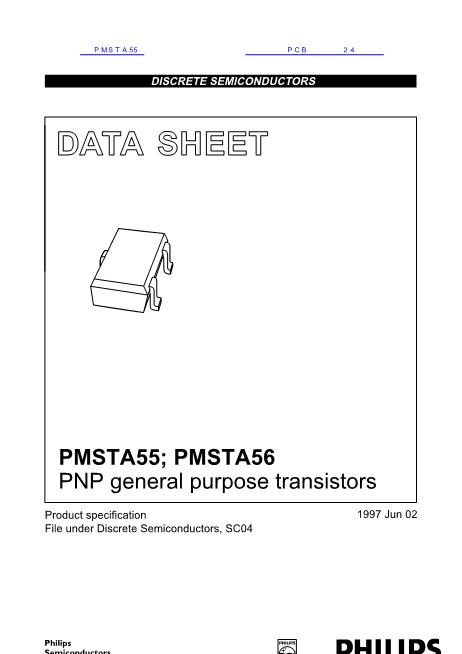 PMSTA55数据手册封面