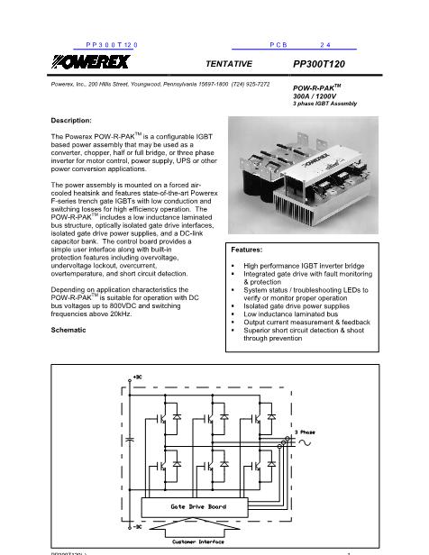 PP300T120數(shù)據(jù)手冊(cè)封面