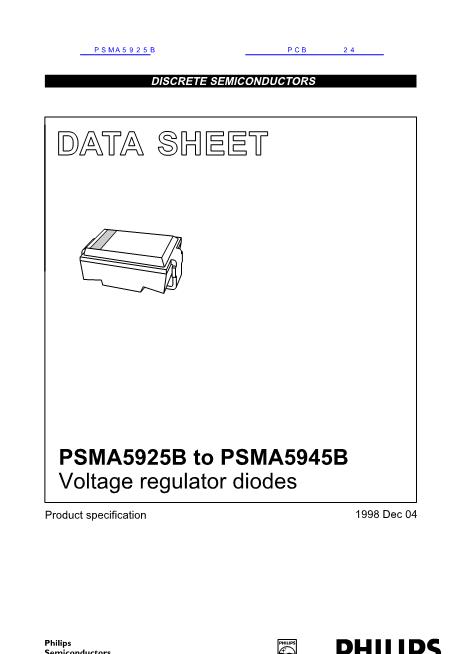 PSMA5925B数据手册封面
