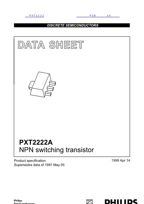 PXT2222数据手册封面