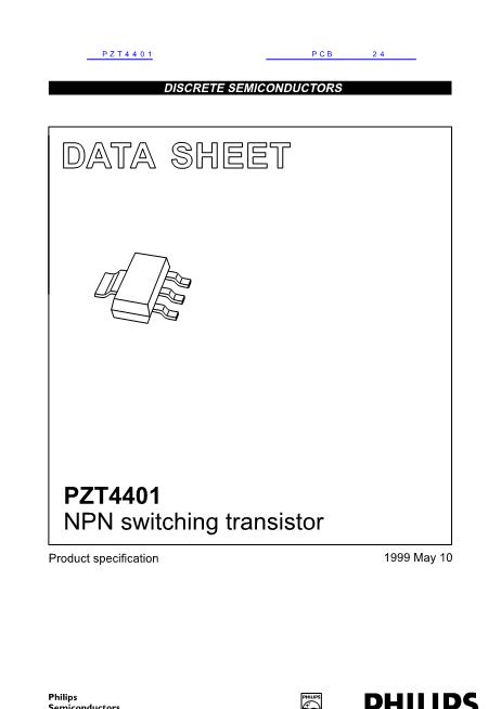PZT4401数据手册封面