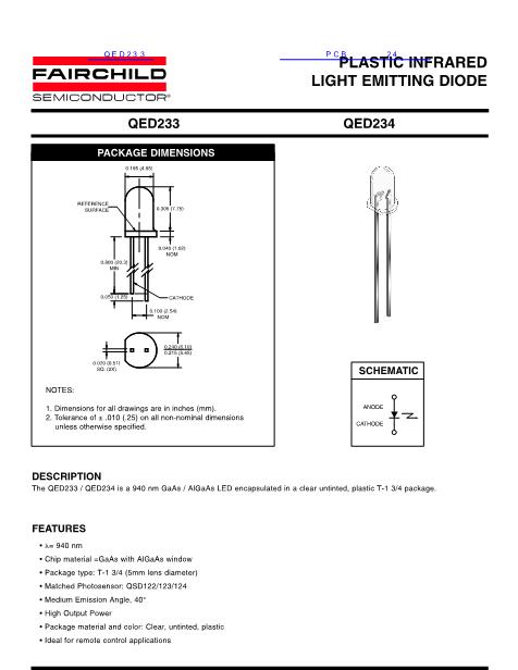 QED233數(shù)據(jù)手冊(cè)封面