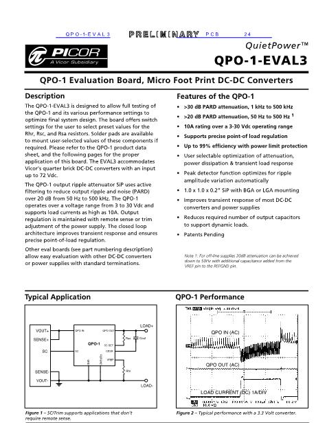 QPO-1-EVAL3數(shù)據(jù)手冊封面