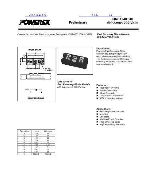QRS1240T30數(shù)據(jù)手冊封面