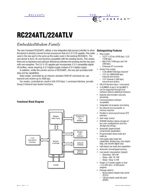 RC224ATL数据手册封面