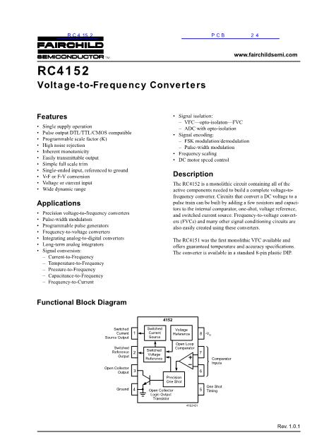 RC4152数据手册封面
