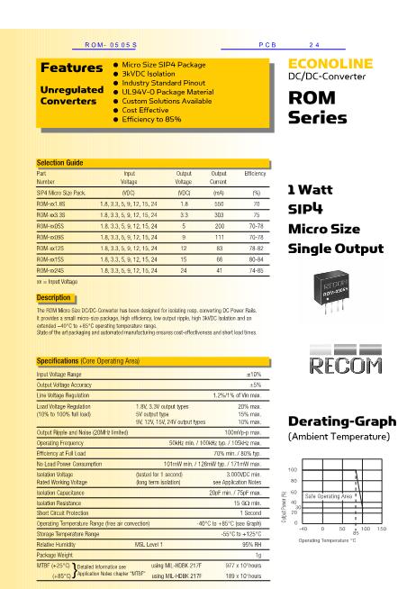 ROM-0505S數(shù)據(jù)手冊(cè)封面