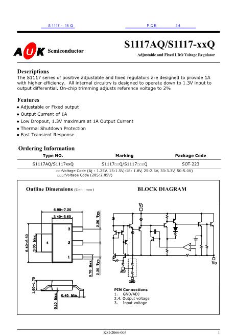S1117-15Q數(shù)據(jù)手冊(cè)封面