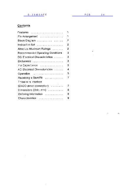 S-29430數(shù)據(jù)手冊封面