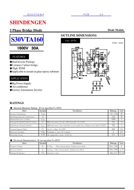 S30VTA160数据手册封面