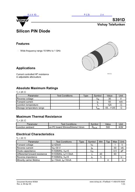 S391D數(shù)據(jù)手冊封面