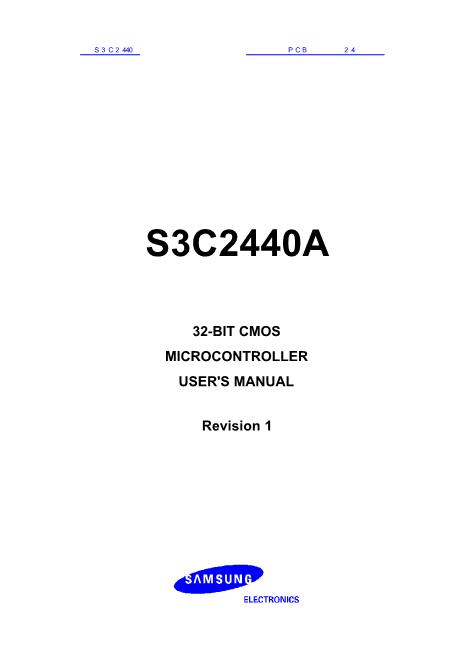 S3C2440数据手册封面