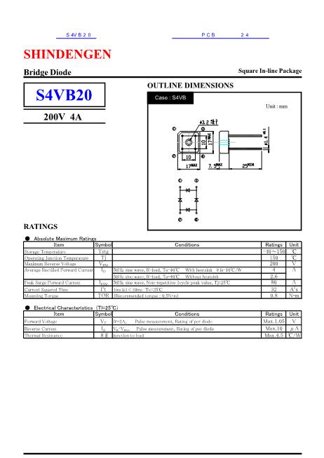 S4VB20数据手册封面