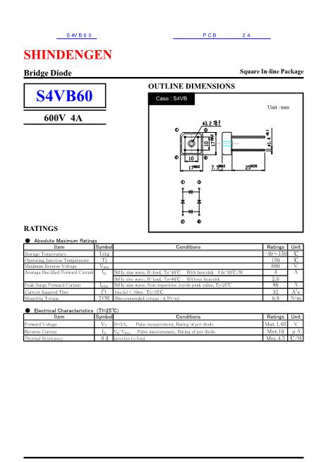 S4VB60数据手册封面