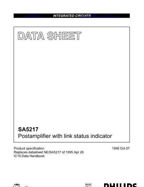 SA5217数据手册封面