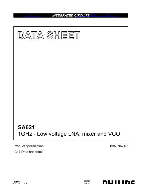 SA621數(shù)據(jù)手冊(cè)封面