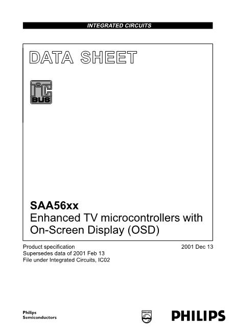 SAA5645数据手册封面