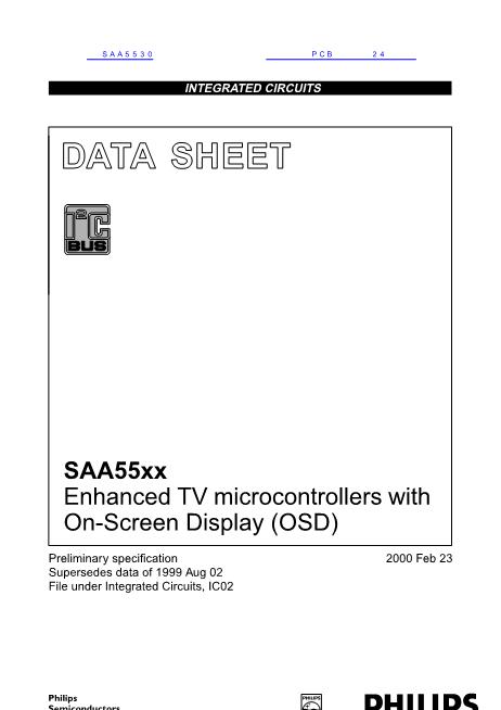 SAA5530数据手册封面