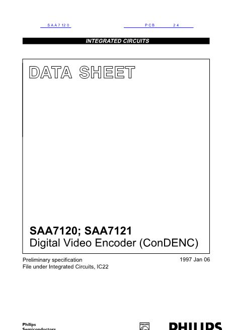 SAA7120数据手册封面