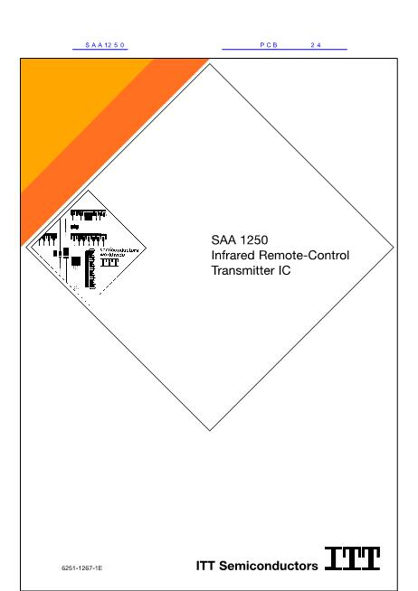 SAA1250数据手册封面