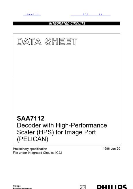 SAA7112数据手册封面