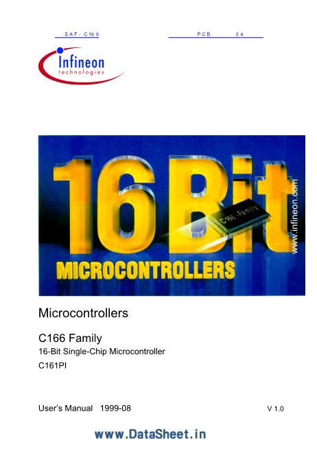 SAFC161PI數(shù)據(jù)手冊封面