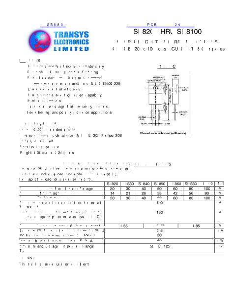 SB850數據手冊封面