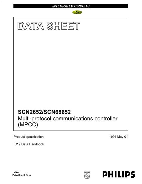 SCN2652数据手册封面